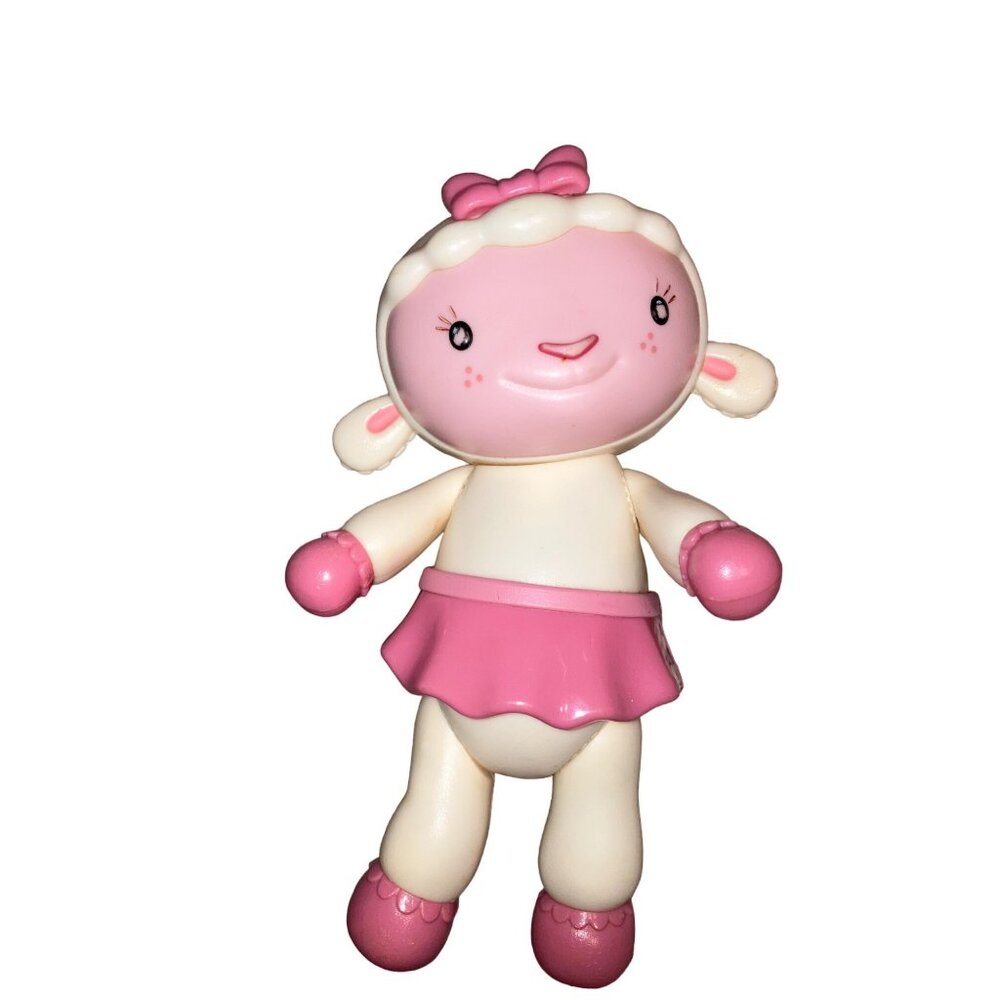 Disney Doc McStuffins Lambie 7 Inch Plastic Poseable Lamb Toy Figure